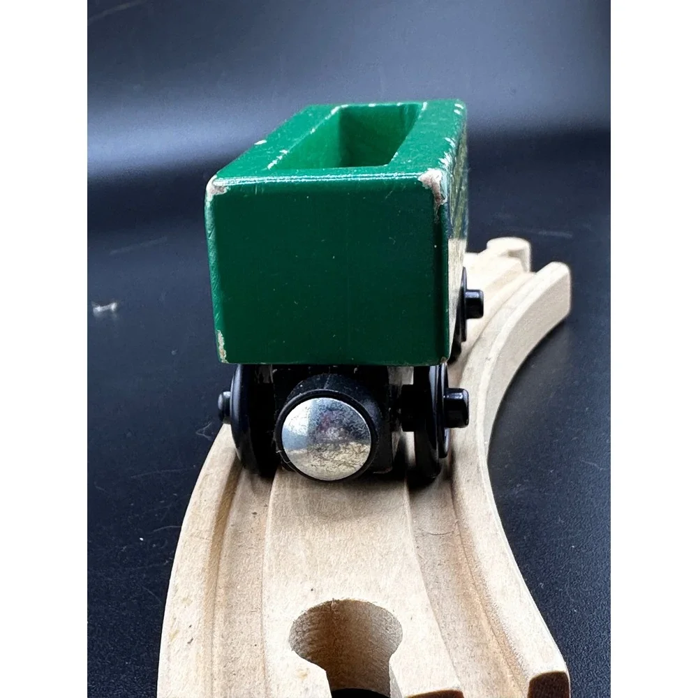 Vtg 2003 Thomas Wooden Railway Coal Car Crovan's‎ Gate Mining Co Train Magnetic